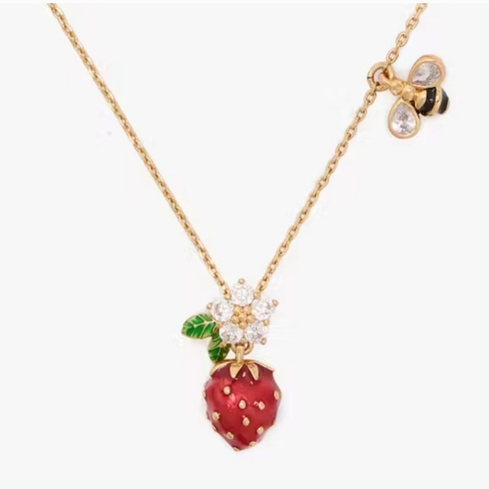 Kate Spade Strawberry Fields Mini Pendant